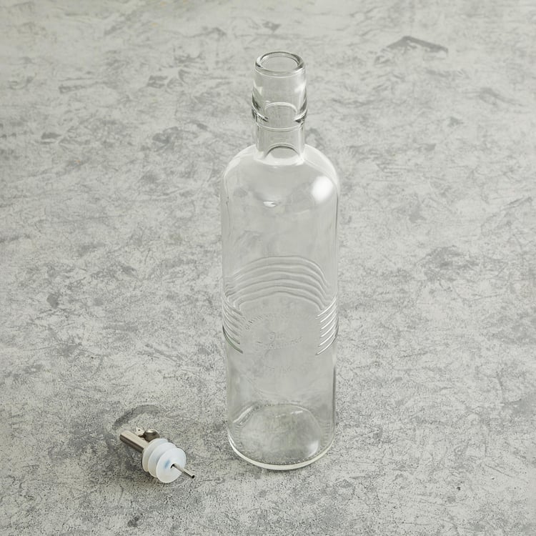 Eternia Old Fashioned Oil N Vinegar Bottle 750ml Glass - 8 cm × 32 cm