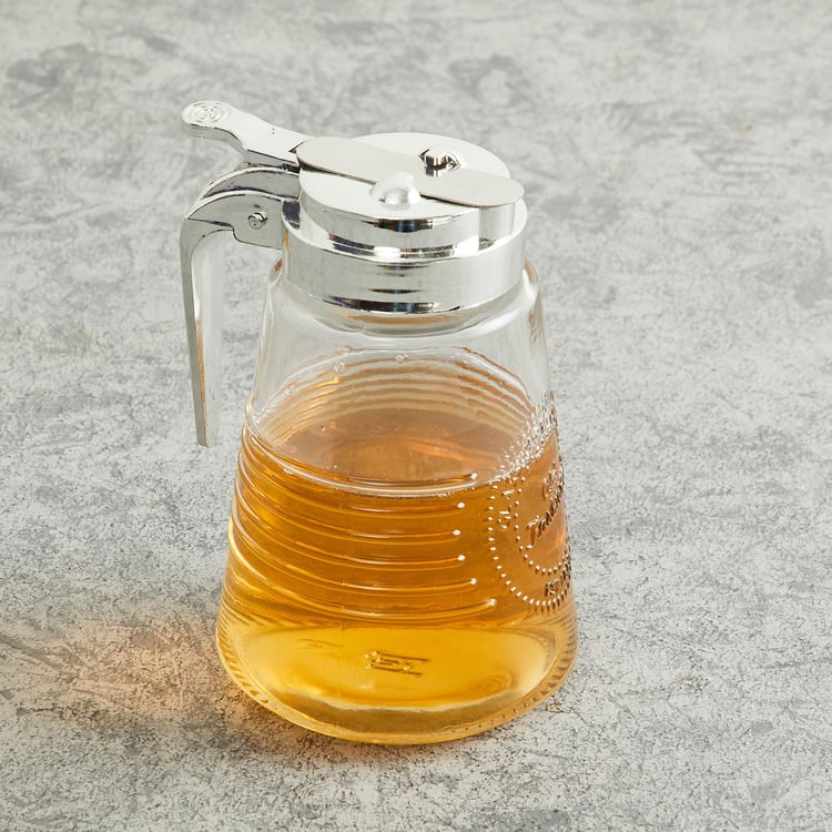 Eternia Glass Old Fashioned Syrup Dispenser - 9.3 x 12.5 cm - 300 ml