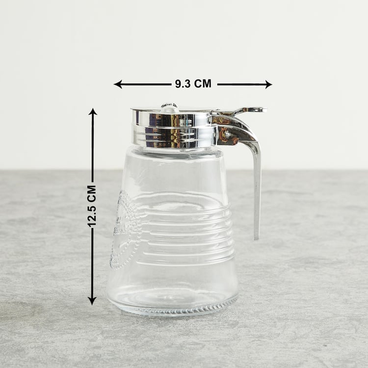 Eternia Glass Old Fashioned Syrup Dispenser - 9.3 x 12.5 cm - 300 ml