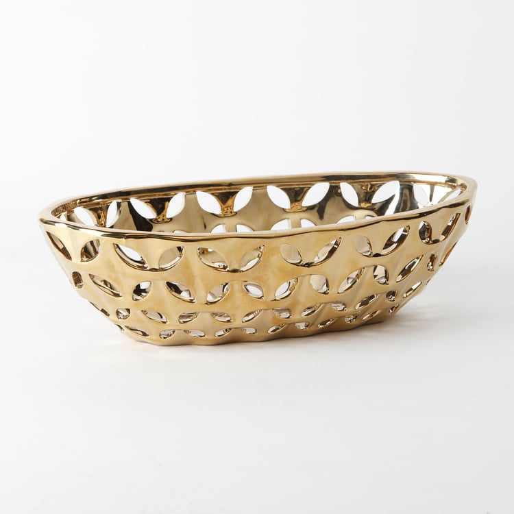 Stellar Fantasy Ceramic Carved Decorative Bowl