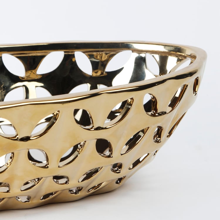 Stellar Fantasy Ceramic Carved Decorative Bowl