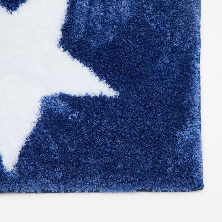 Slate Blue Textured Anti-Skid Bathmat - 40x60cm