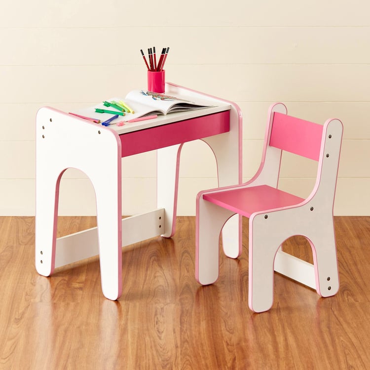 Buy Helios Jackie Kids Study Table - Pink from Helios by Home Centre at ...