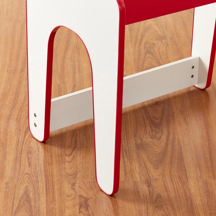 Helios Jackie Kids Study Table - Red