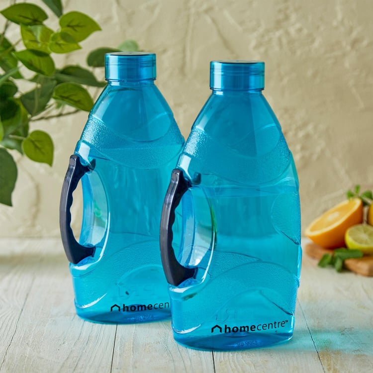 Corsica Marina Set of 2 Water Bottles with Handle - 1.3L