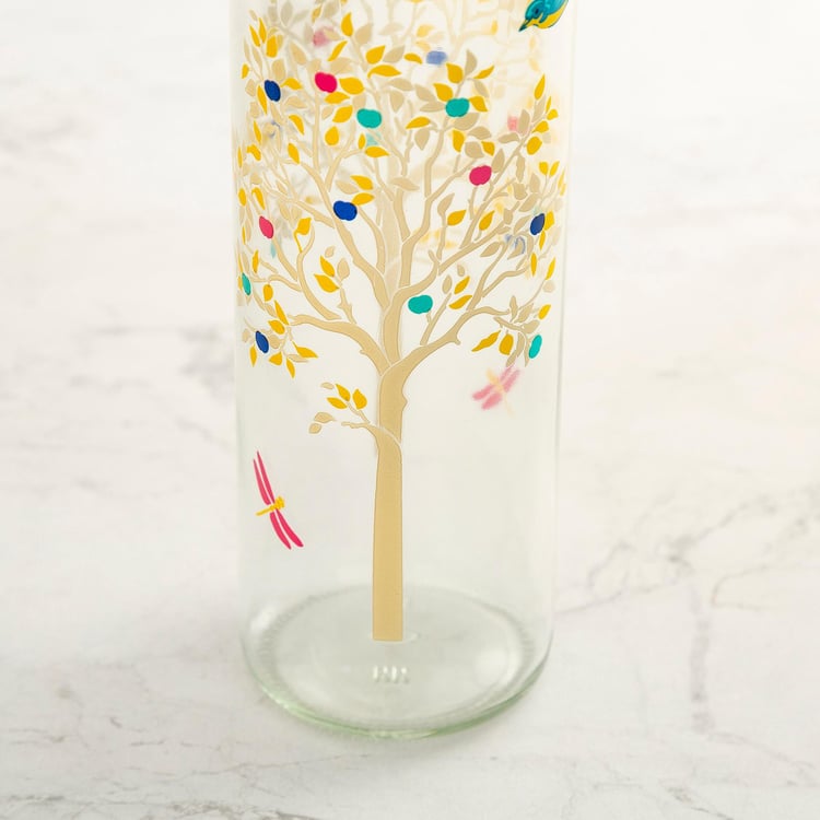 Orson Printed Glass Bottle - 740ml - Set of 2
