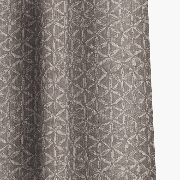 D'DECOR Mystique Jacquard Woven Opaque Door Curtain- 225x135cm