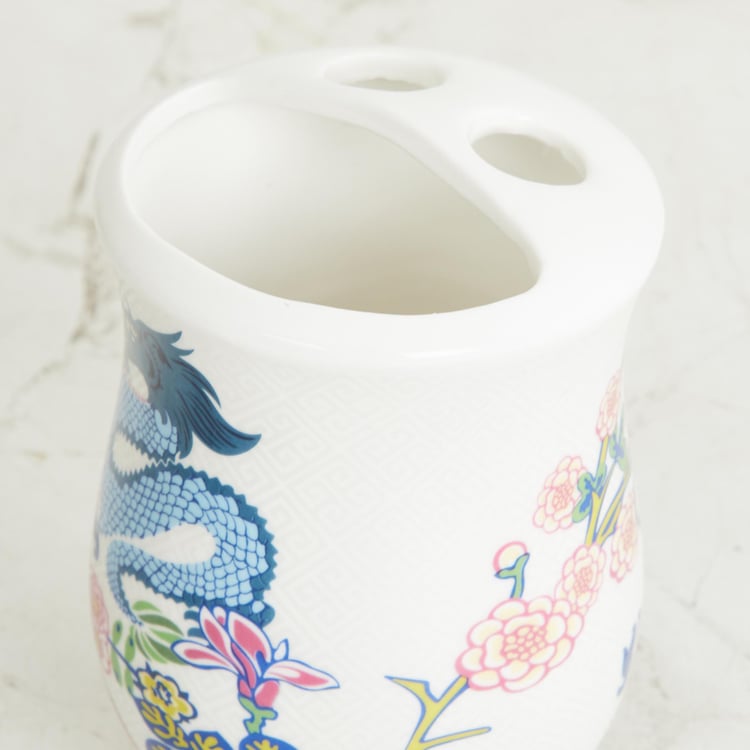 Art of Asia Ceramic Tooth Brush Holder