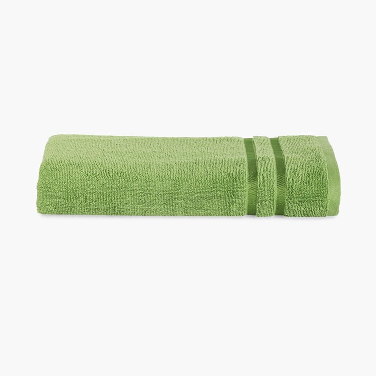 SPACES Atrium Green Cotton Solid Bath Towel - 70 x 150 cm