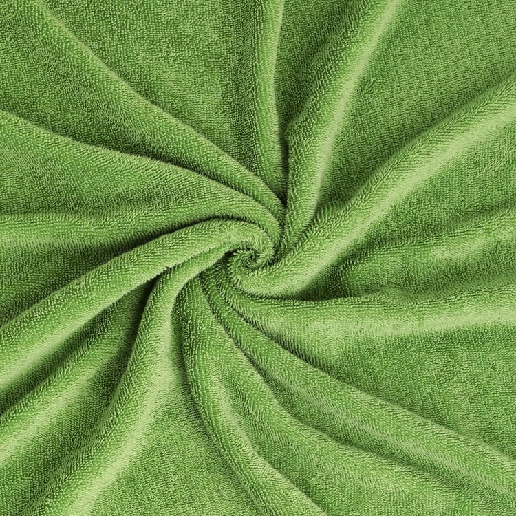 SPACES Atrium Green Cotton Solid Bath Towel - 70 x 150 cm