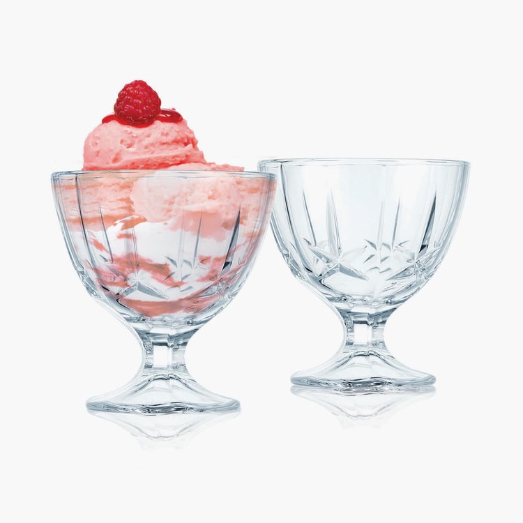 LUMINARC Maldives Ice Cream Sundae Bowls- Set of 6- 10.3x10.5cm- Glass- 300ml