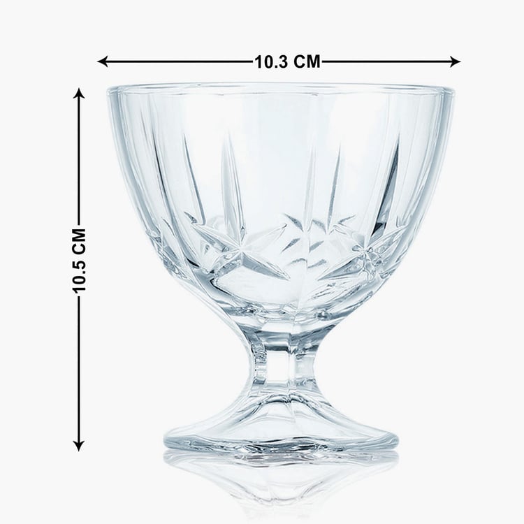 LUMINARC Maldives Ice Cream Sundae Bowls- Set of 6- 10.3x10.5cm- Glass- 300ml