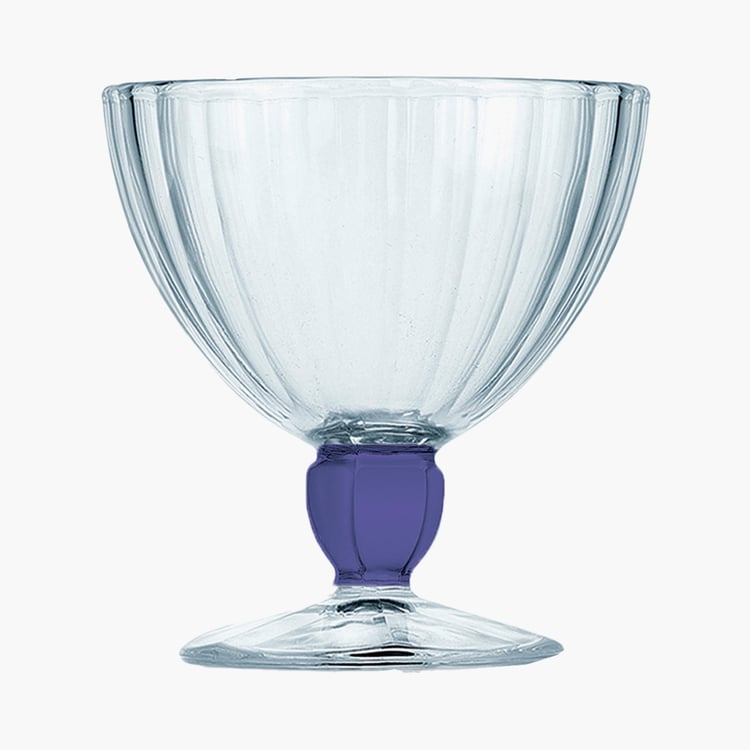 LUMINARC Quadro Ice Cream Bowl - Glass- Set of 6- 300ml- Transparent