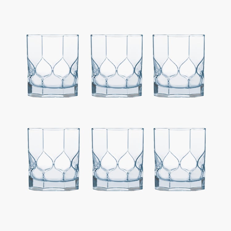 LUMINARC Octime Diamond Tumbler-Glass-Glass Tumbler - Set of 6 - 300ml