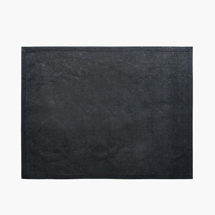 Aztec Chevron White Textured Cotton Woven Carpet - 116x150cm