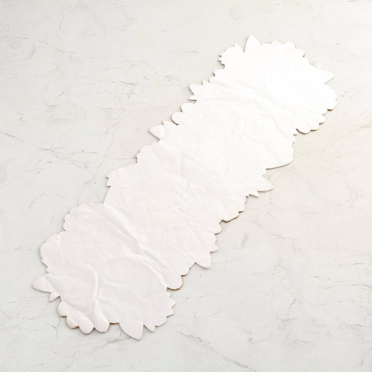 Moksha Multicolour Beaded Glass Table Runner- 33x90cm