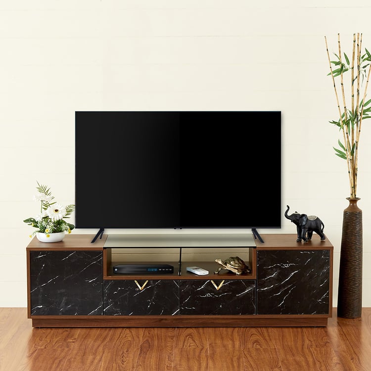 Noir Novelty TV Unit - Brown