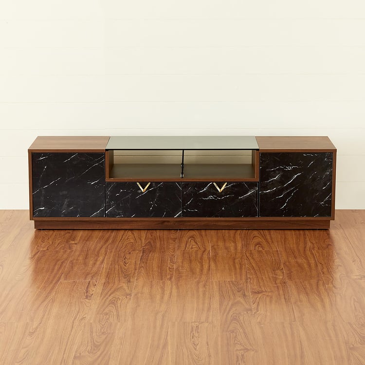 Noir Novelty TV Unit - Brown