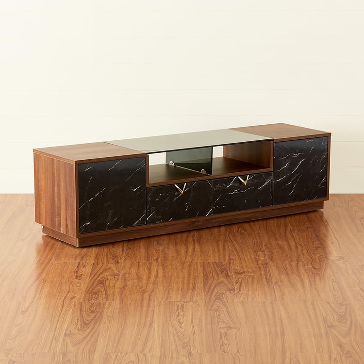 Noir Novelty TV Unit - Brown