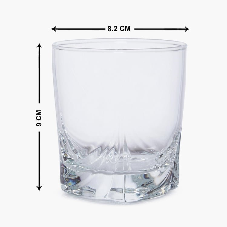 LUMINARC Ascot Solid Transparent Glass Tumbler - Set of 6 - 300ml