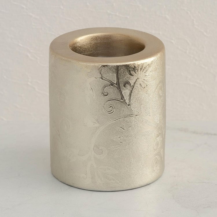 Stellar Set of 3 Ceramic Vase and T-Light Holder