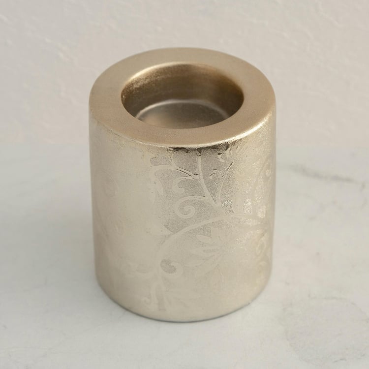 Stellar Set of 3 Ceramic Vase and T-Light Holder