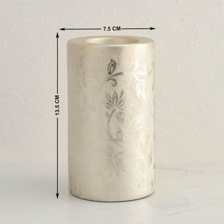 Stellar Set of 3 Ceramic Vase and T-Light Holder