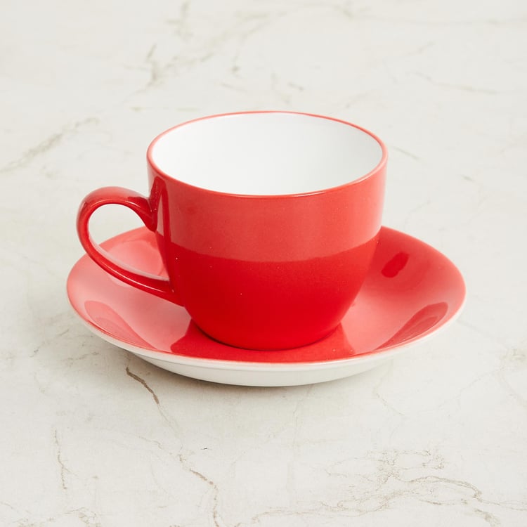 Corsica Alton Set of 6 Bone China Cup and Saucers - 210ml