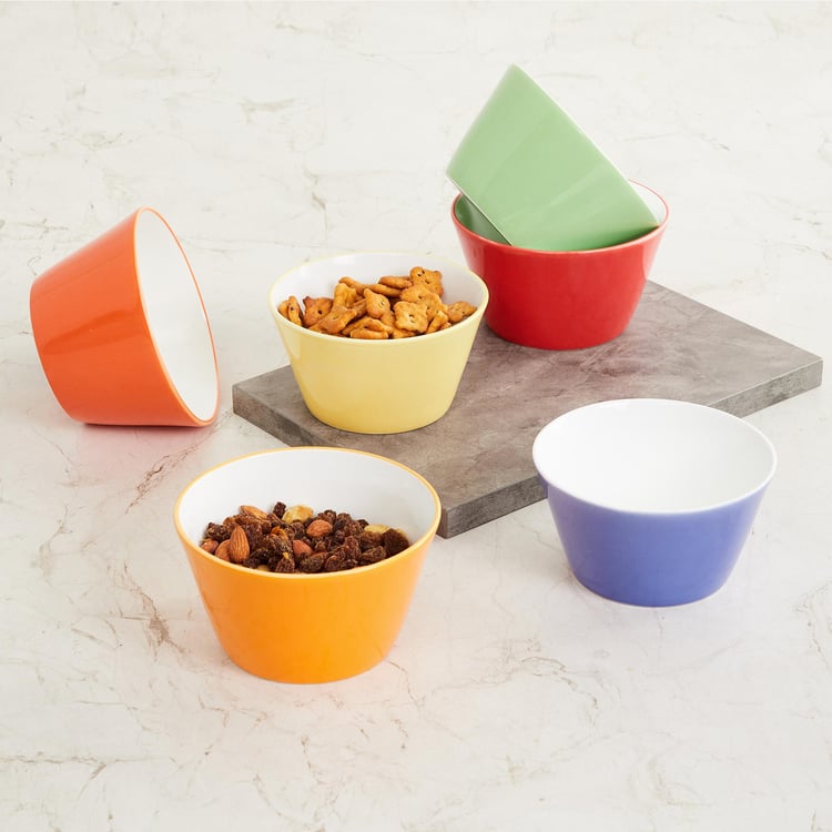 Corsica Alton Set of 6 Bone China Curry Bowls - 470ml