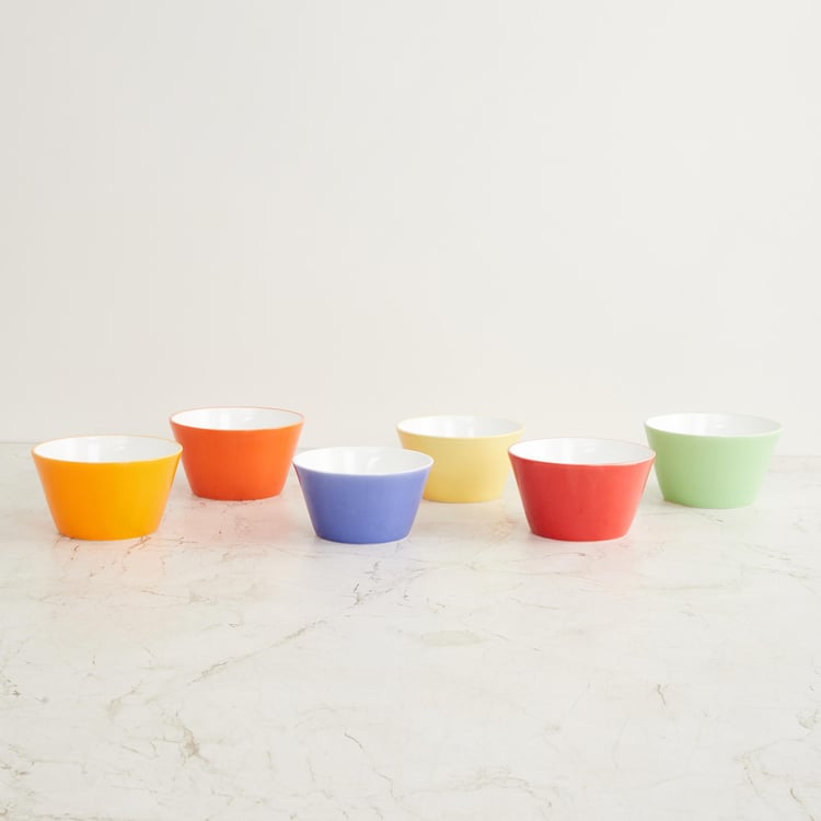 Corsica Alton Set of 6 Bone China Curry Bowls - 470ml