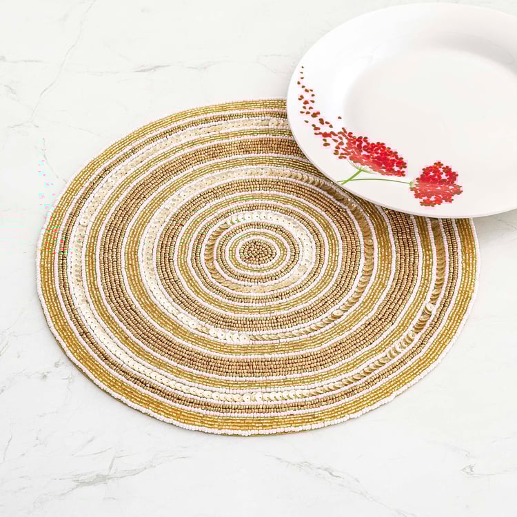 Buy Habitat Beaded Placemat from Home Centre at just INR 699.0