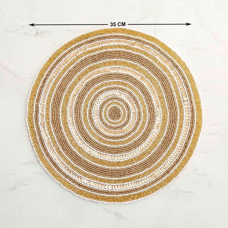 Buy Habitat Beaded Placemat from Home Centre at just INR 699.0