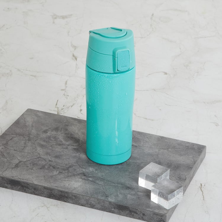 Atlantis Teal Solid Stainless Steel Vaccum Flask - 350ml