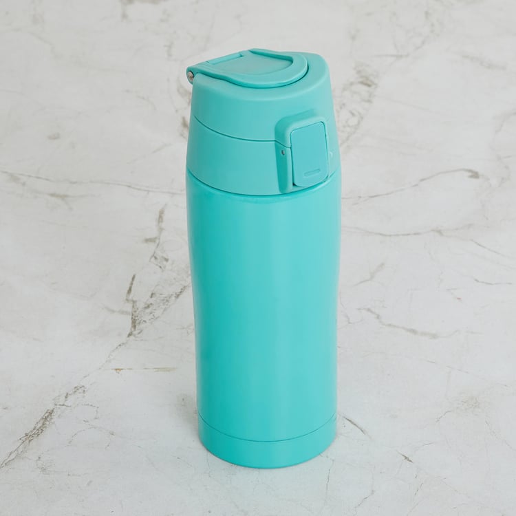 Atlantis Teal Solid Stainless Steel Vaccum Flask - 350ml