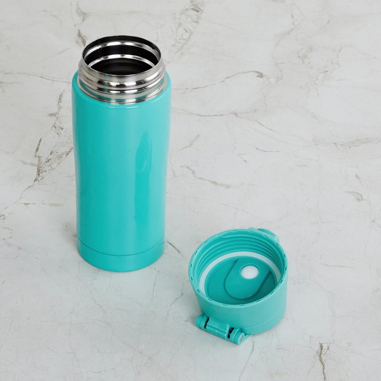 Atlantis Teal Solid Stainless Steel Vaccum Flask - 350ml