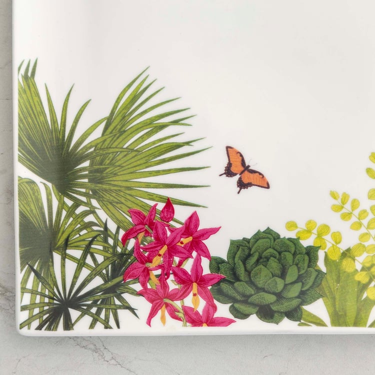 Courage Multicolour Bone China Appetiser Plate - Set of 2