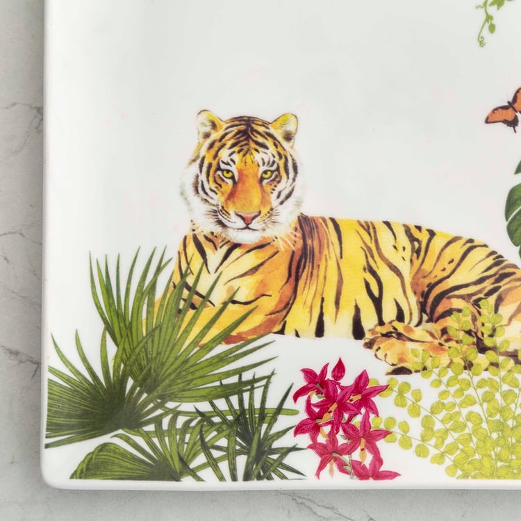 Courage Multicolour Bone China Appetiser Plate - Set of 2