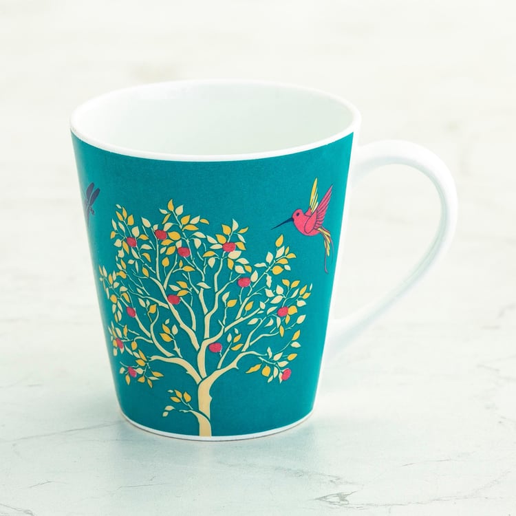 Hope-Aspire Multicolour Bone China Mugs Set - 4Pcs