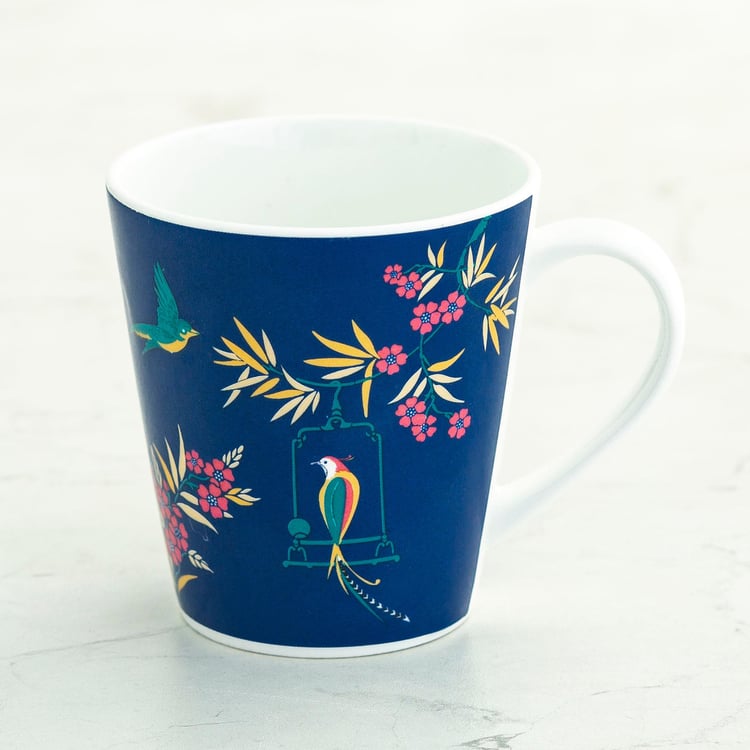 Hope-Aspire Multicolour Bone China Mugs Set - 4Pcs