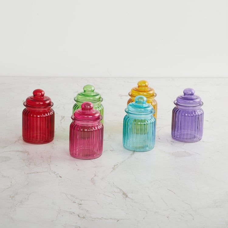 Corsica Essentials Set of 6 Glass Jars - 250ml