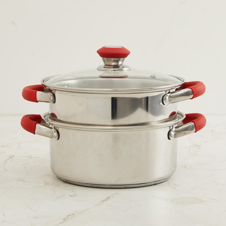 Bentle 3Pcs Stainless Steel Multi-Cooker - 2.75L