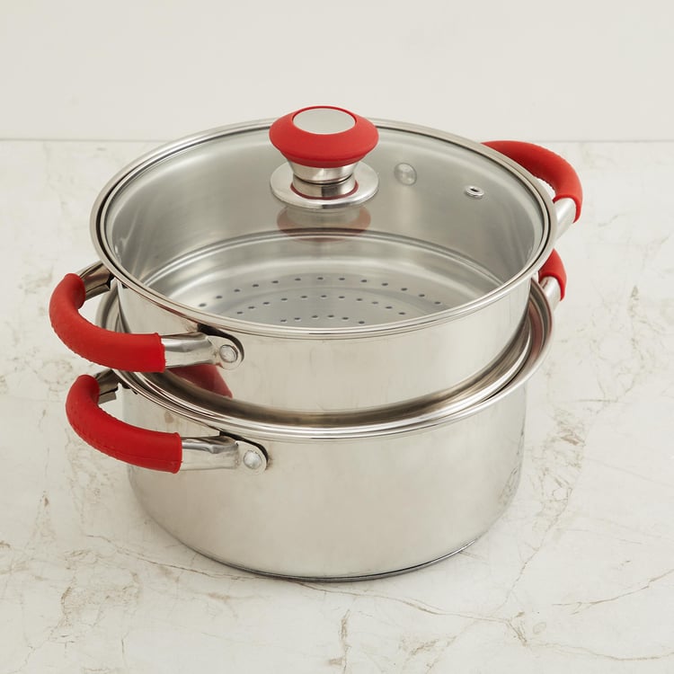 Bentle 3Pcs Stainless Steel Multi-Cooker - 2.75L