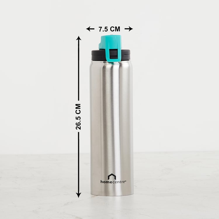 Victory Set of 2 Steel Sports Water Bottles - 950ml