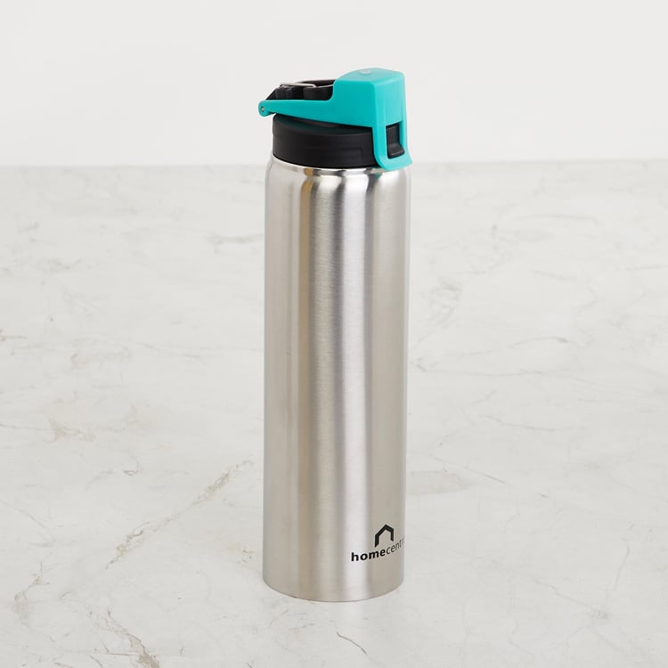 Victory Set of 2 Steel Sports Water Bottles - 950ml