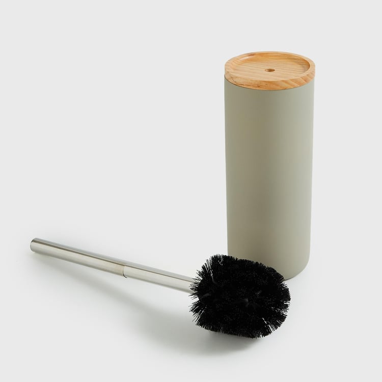 Epoxy Nicole Grey Poly Resin Toilet Brush Holder