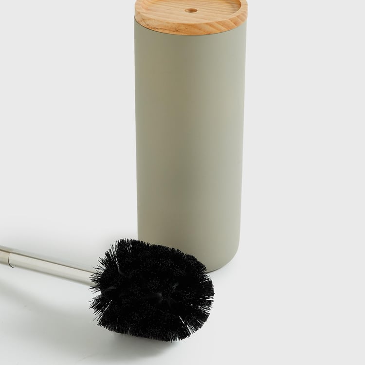 Epoxy Nicole Grey Poly Resin Toilet Brush Holder