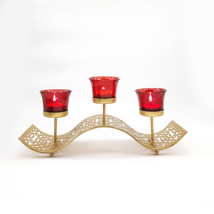 Corsica Metal Votive Holder