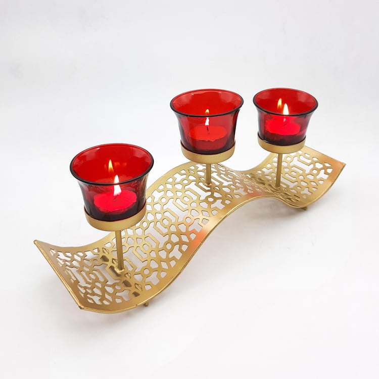 Corsica Metal Votive Holder