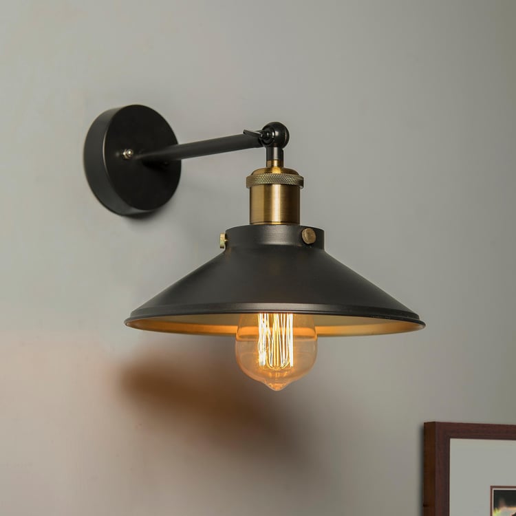 HOMESAKE Edison Antique Gold Sconce Wall Lamp