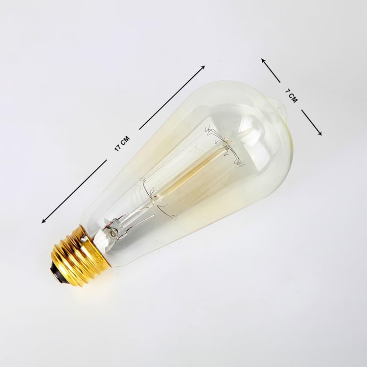 HOMESAKE Yellow Glass Squirrel Cage Filament - Set of 4 Pcs